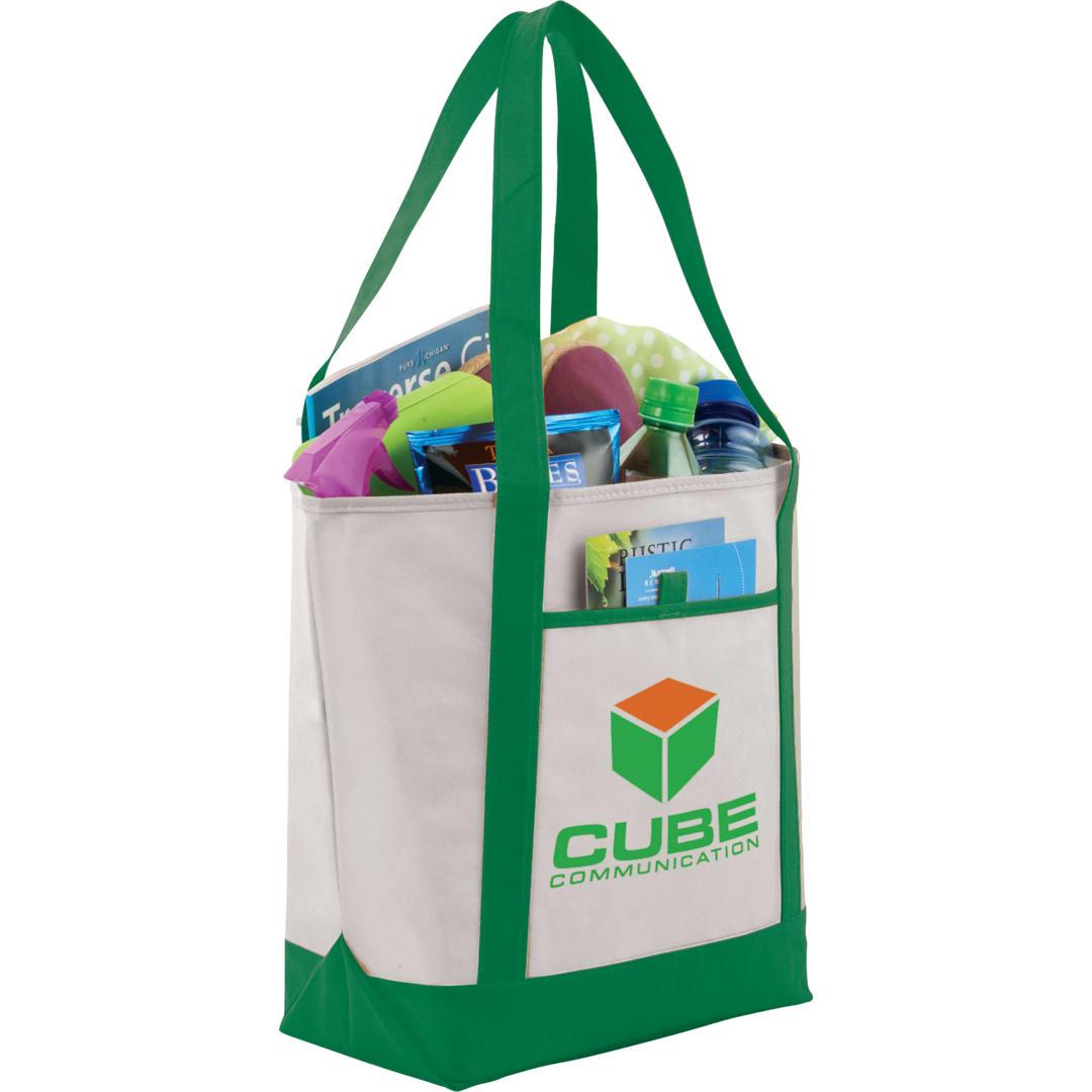 Lighthouse non-woven tote Green miniatura 15