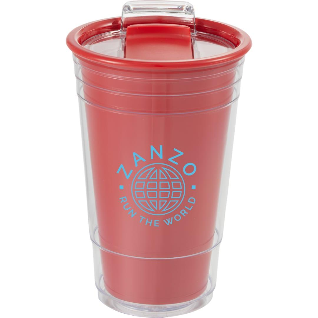 Mipsy recycled double wall tumbler 16oz Black miniatura 28