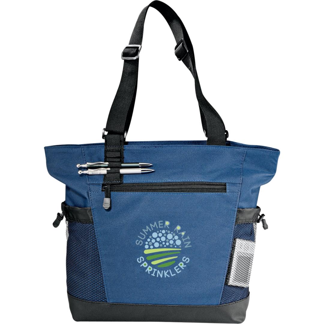 Urban passage zippered travel business tote Black miniatura 9