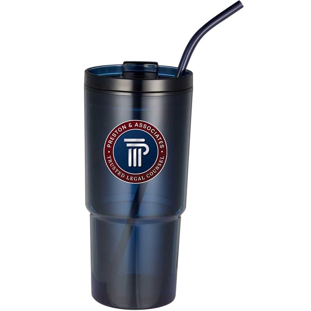Mia recycled acrylic tumbler 24oz Clear miniatura 10