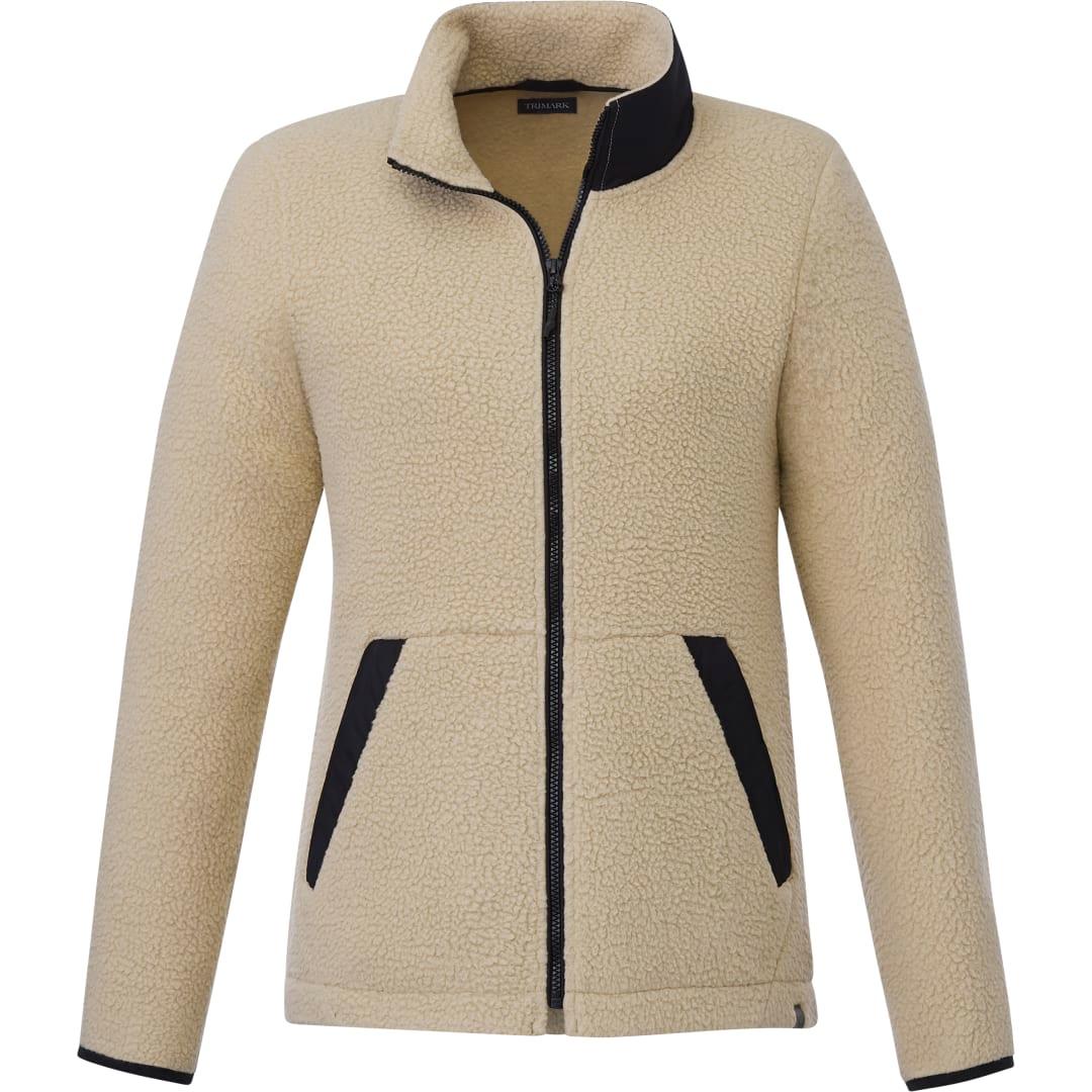 Womens kahuzi eco full zip sherpa Khaki miniatura 8