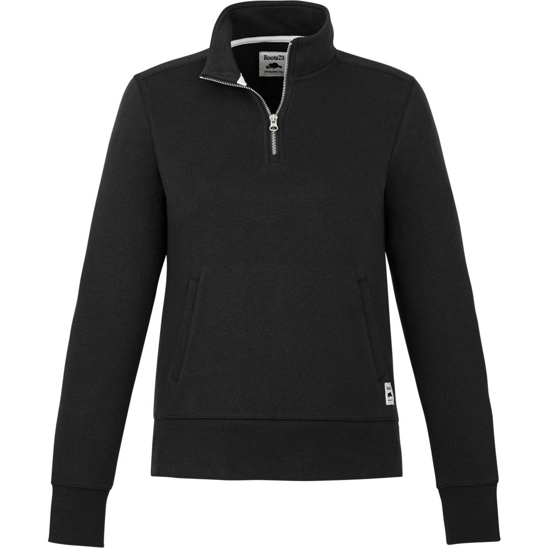 Womens paddlecreek roots73 fleece quarter zip Navy Blue miniatura 16