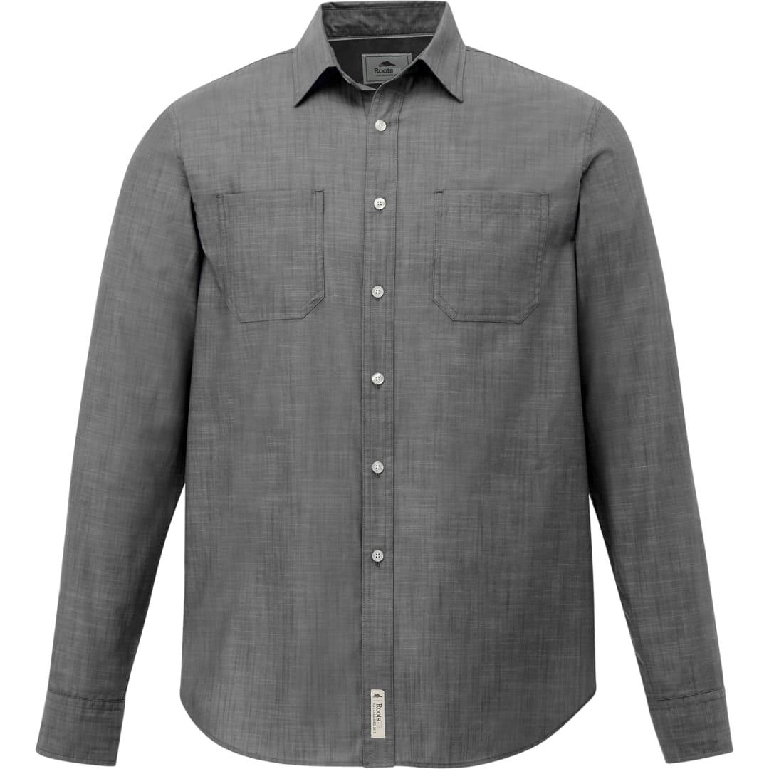 Mens clearwater roots73 ls shirt Blue miniatura 5