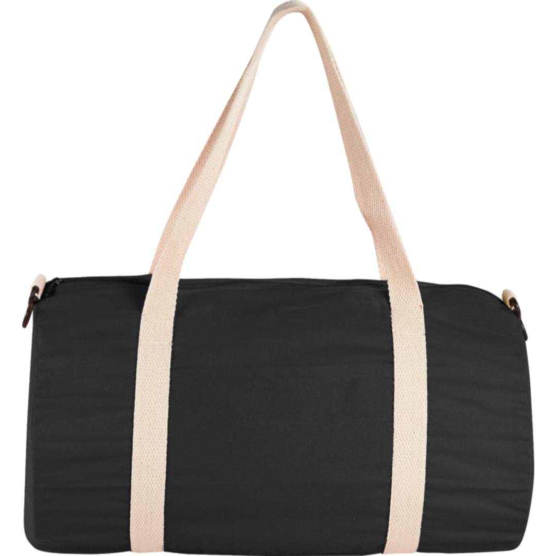 Barrel 18 5oz cotton canvas duffel bag Natural front