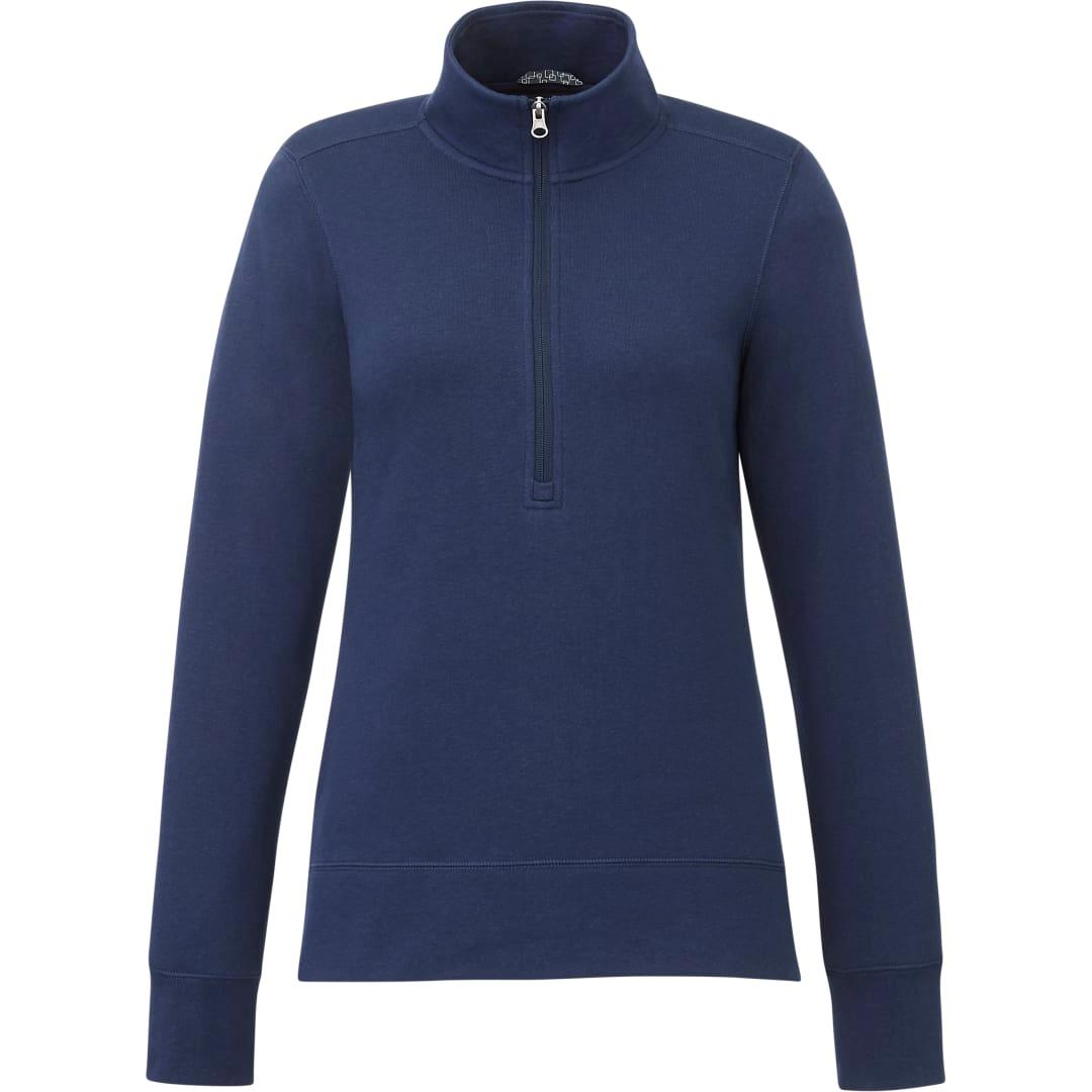 Womens dayton fleece half zip Black miniatura 3