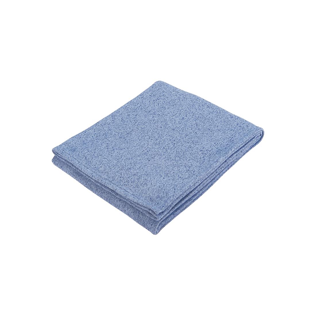Heathered fleece blanket Blue miniatura 8