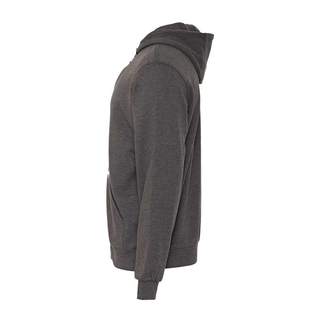 Berne heritage grid fleece-lined zip sweatshirt - mens Black miniatura 8