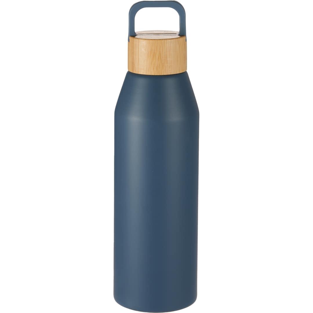 Aspen 24 oz recycled bottle w/ fsc® 100% bamboo li Black miniatura 6