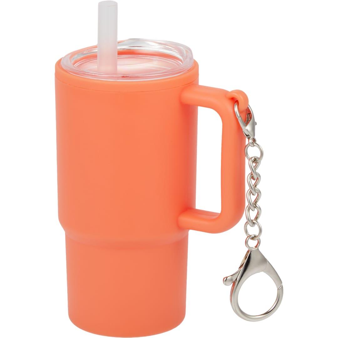 Shot glass tumbler w/ keychain 4oz Black miniatura 34