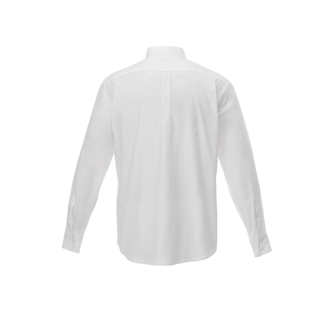 Mens irvine oxford ls shirt White front