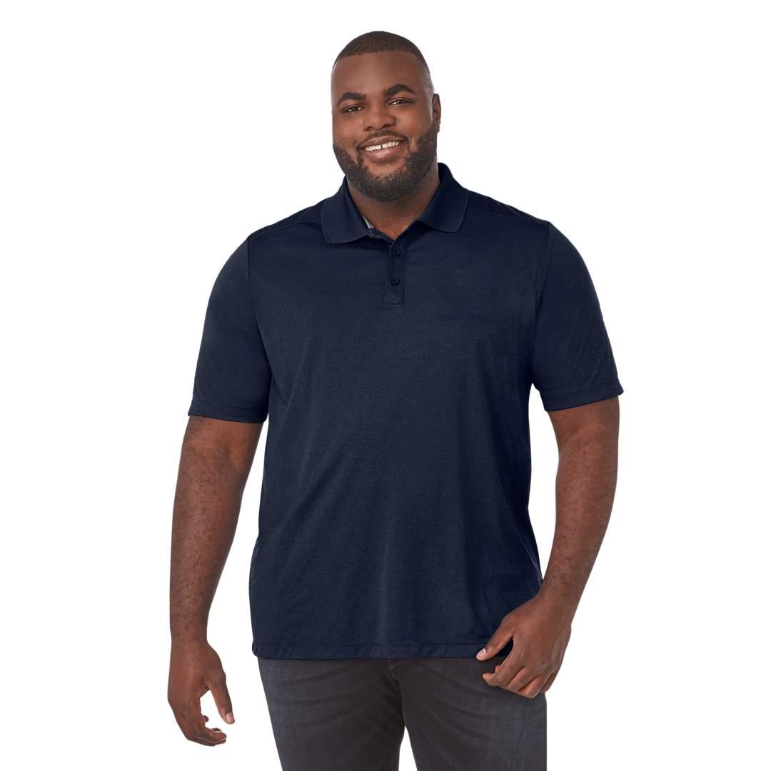 Mens dade short sleeve polo tall Red miniatura 2