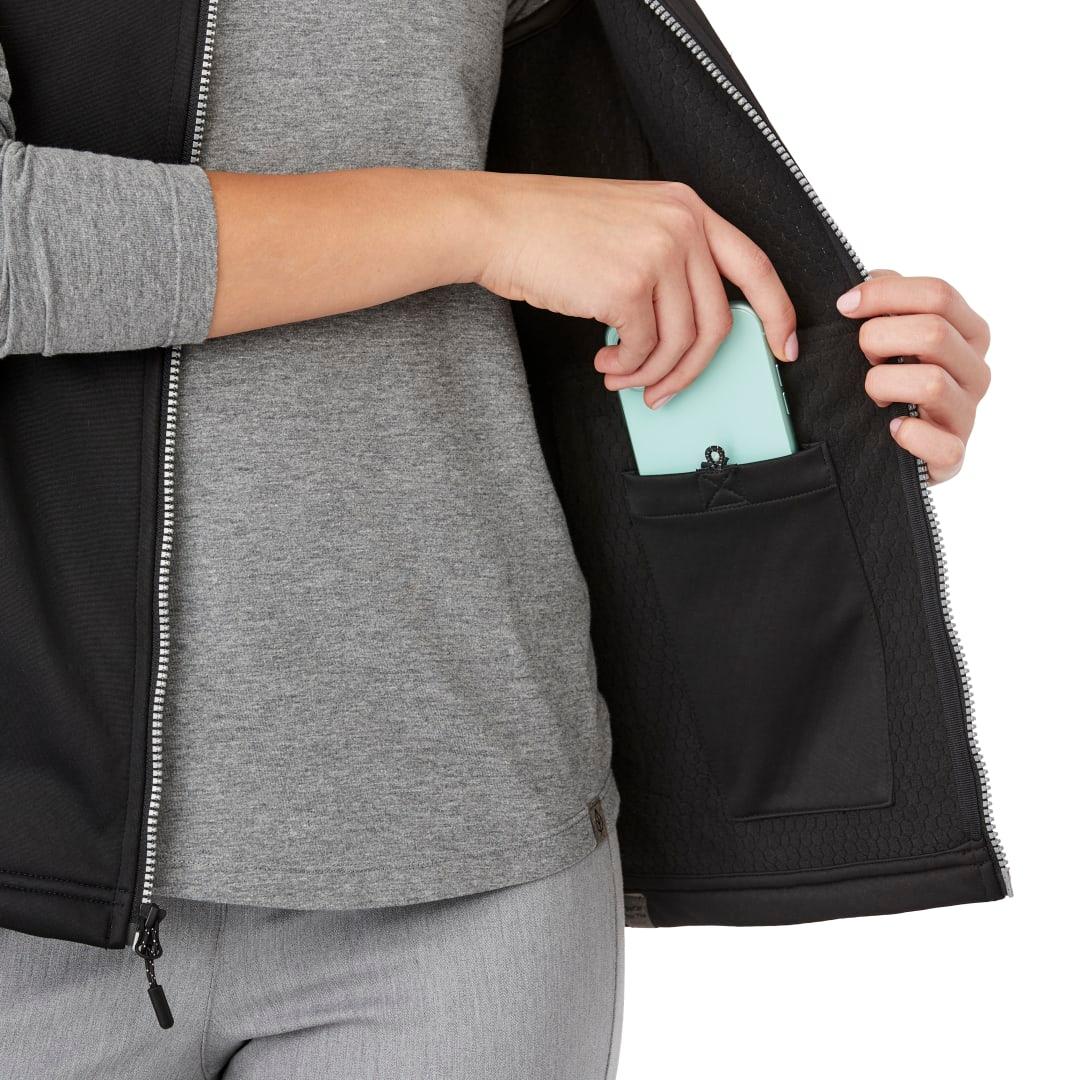 Joris eco softshell vest- womens Black miniatura 14