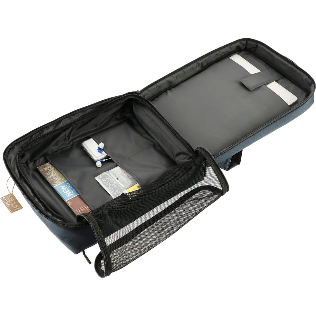 Aft recycled 15 computer backpack Navy Blue miniatura 11