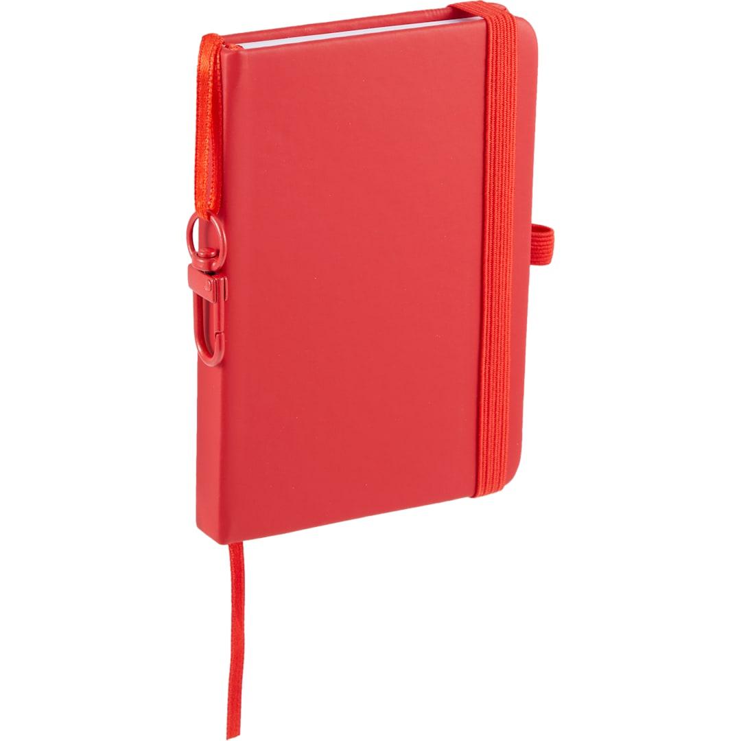 Mini recycled notebook w/ clip Black miniatura 30