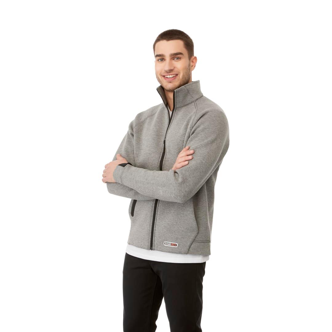 Mens kariba knit jacket Blue miniatura 7
