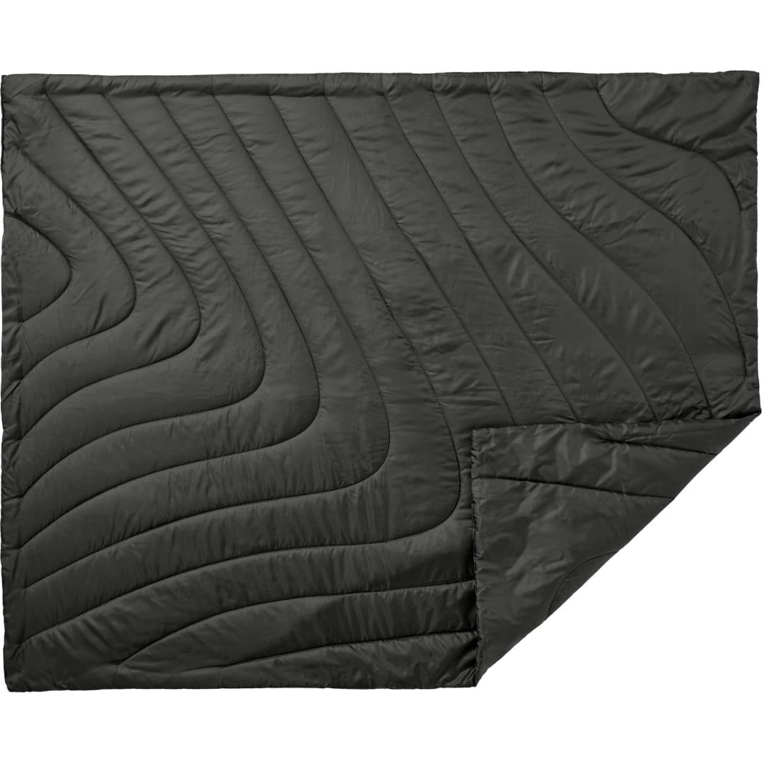 Wave recycled insulated outdoor blanket Black miniatura 3