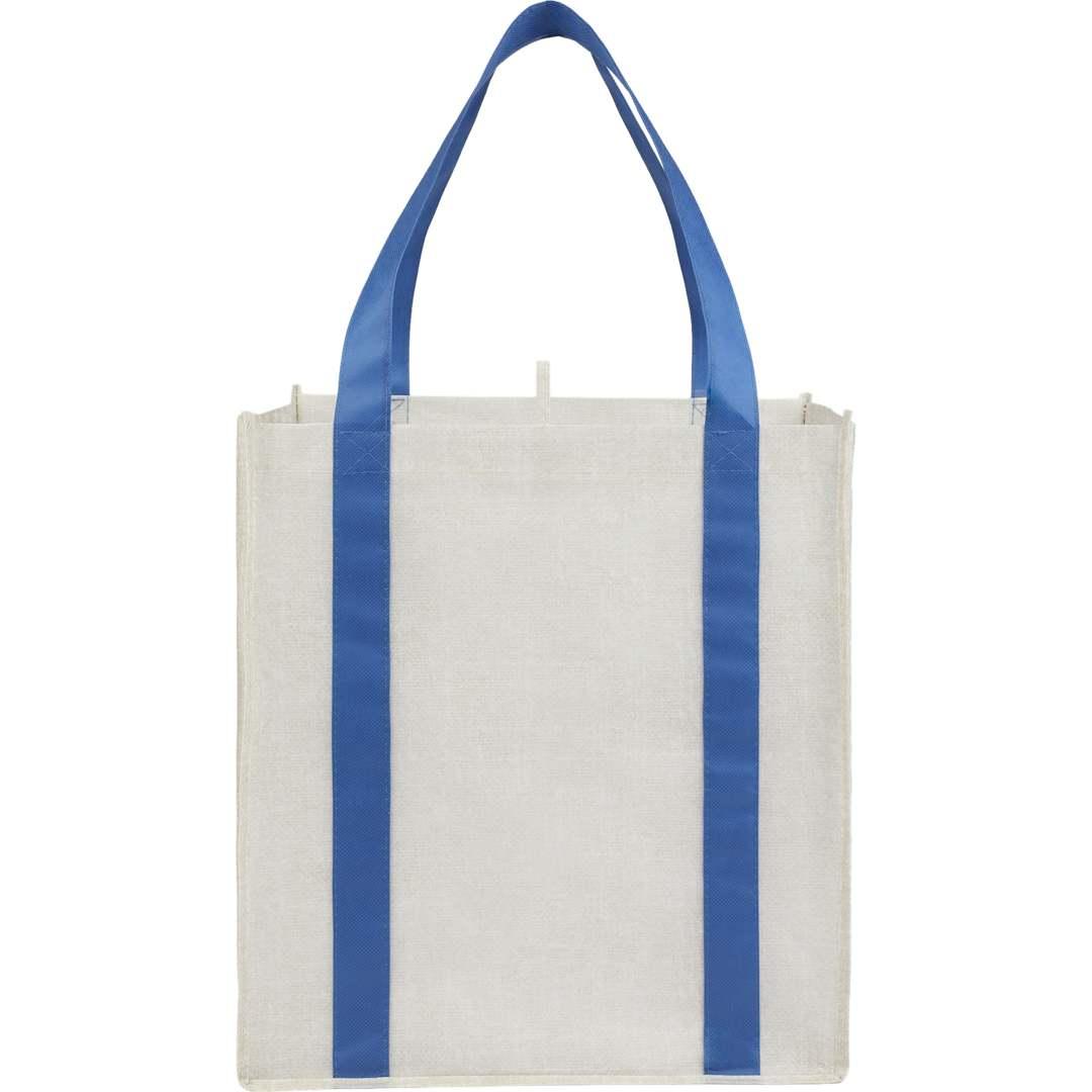 Neptune recycled non-woven grocery tote Black miniatura 18