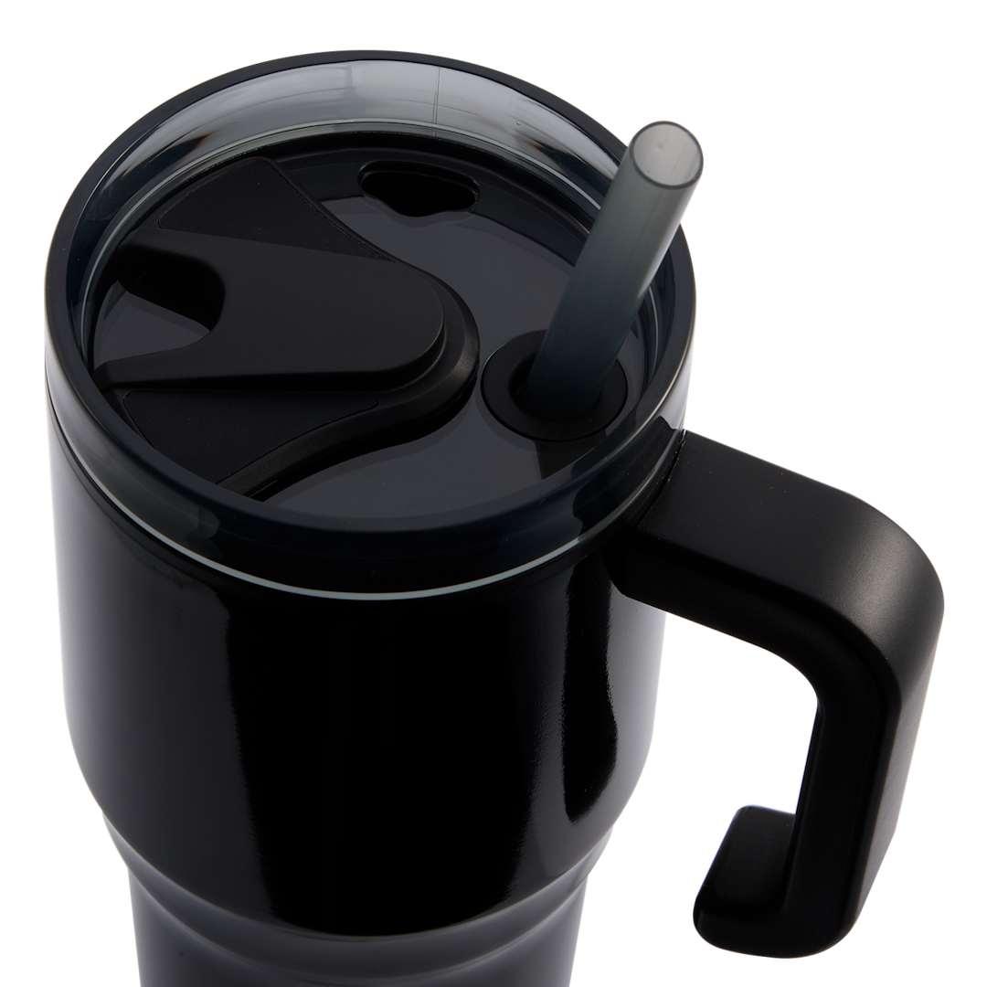 Thor 20 oz straw mug Black miniatura 4