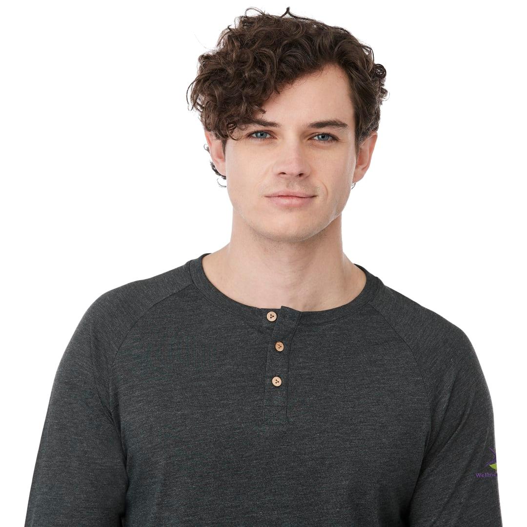 Tentree treeblend classic henley longsleeve - mens Turquoise miniatura 20