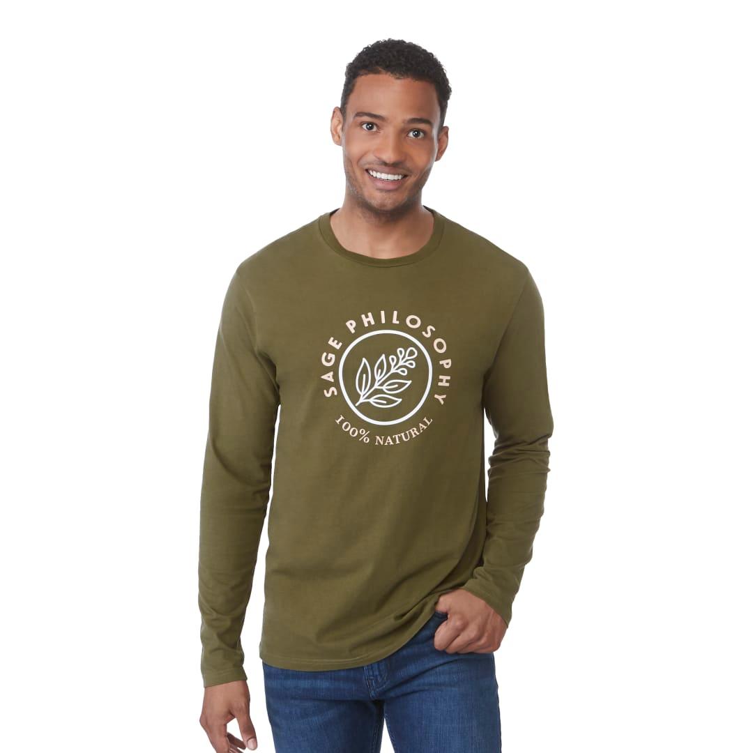 Tentree organic cotton longsleeve tee - mens White miniatura 16