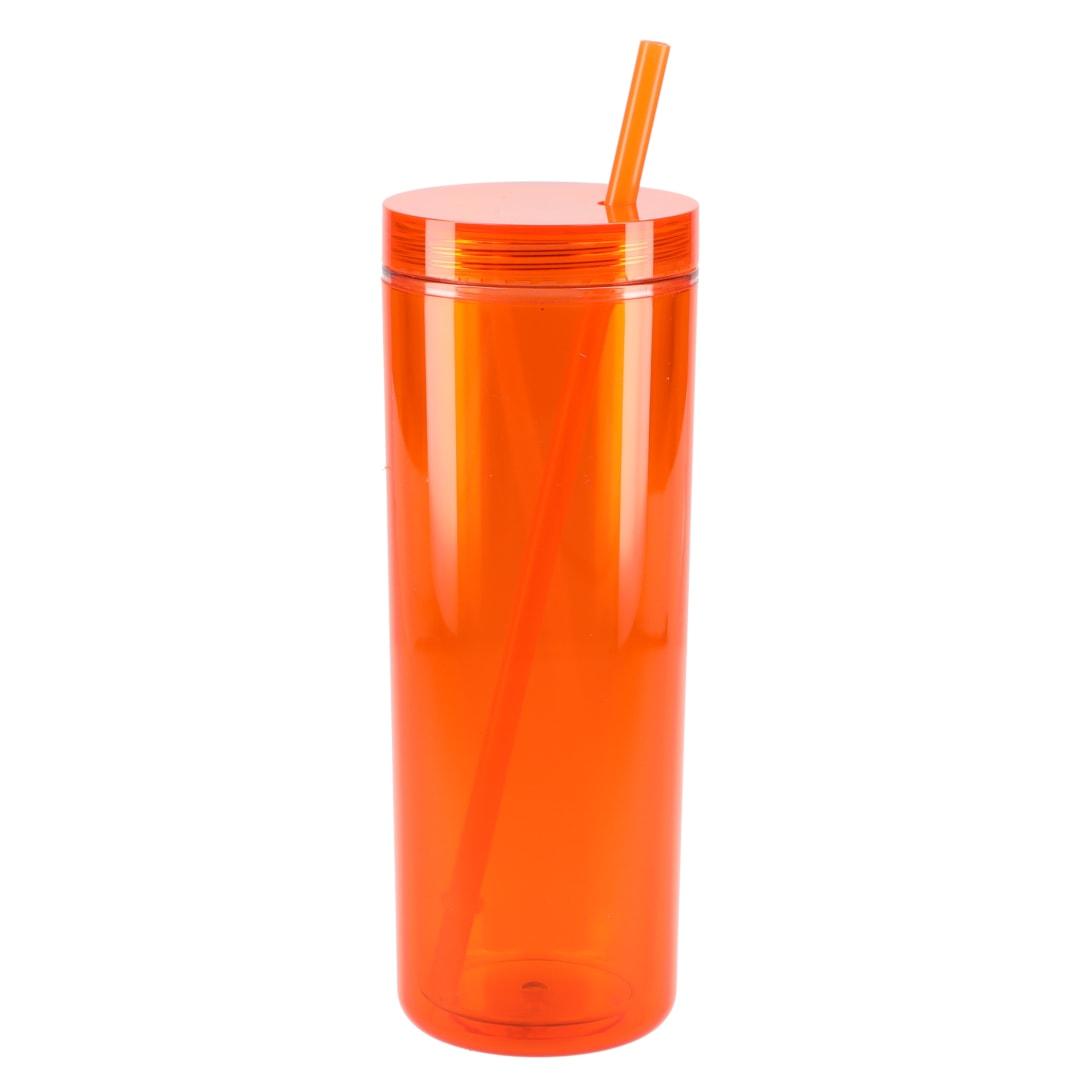 Chroma recycled acrylic straw tumbler 16oz Black miniatura 25
