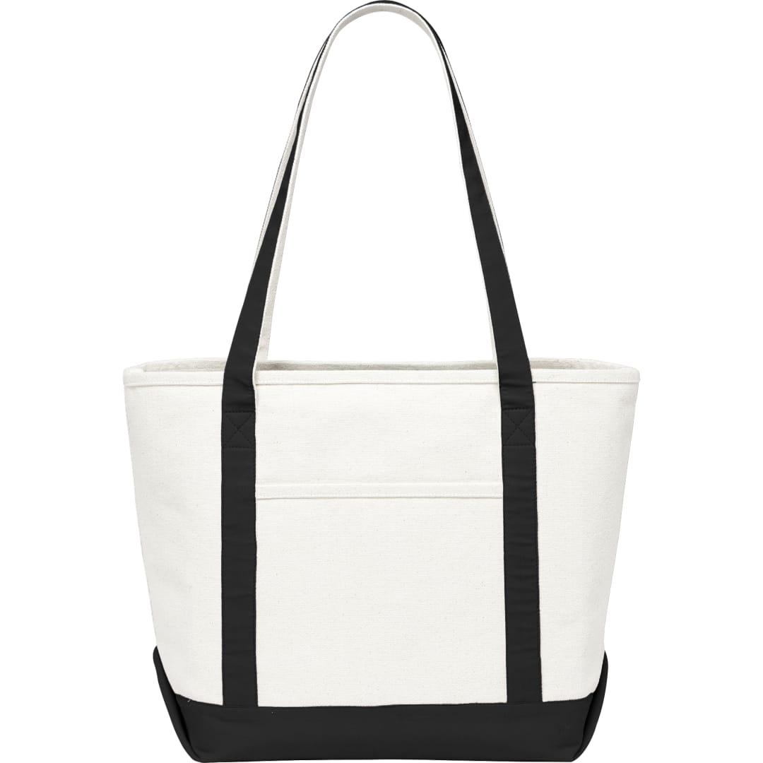 Baltic 18oz cotton canvas tote Black miniatura 3