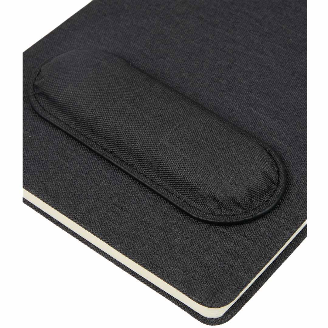 5.5 X 8.5 fsc® recycled mouse pad bound notebook Grey miniatura 6