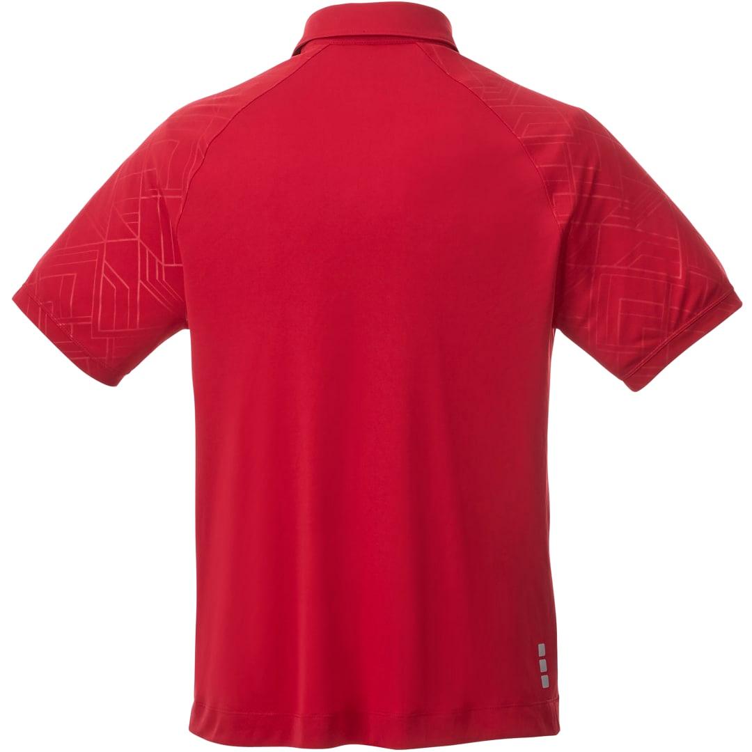 Mens hakone ss polo Red miniatura 10
