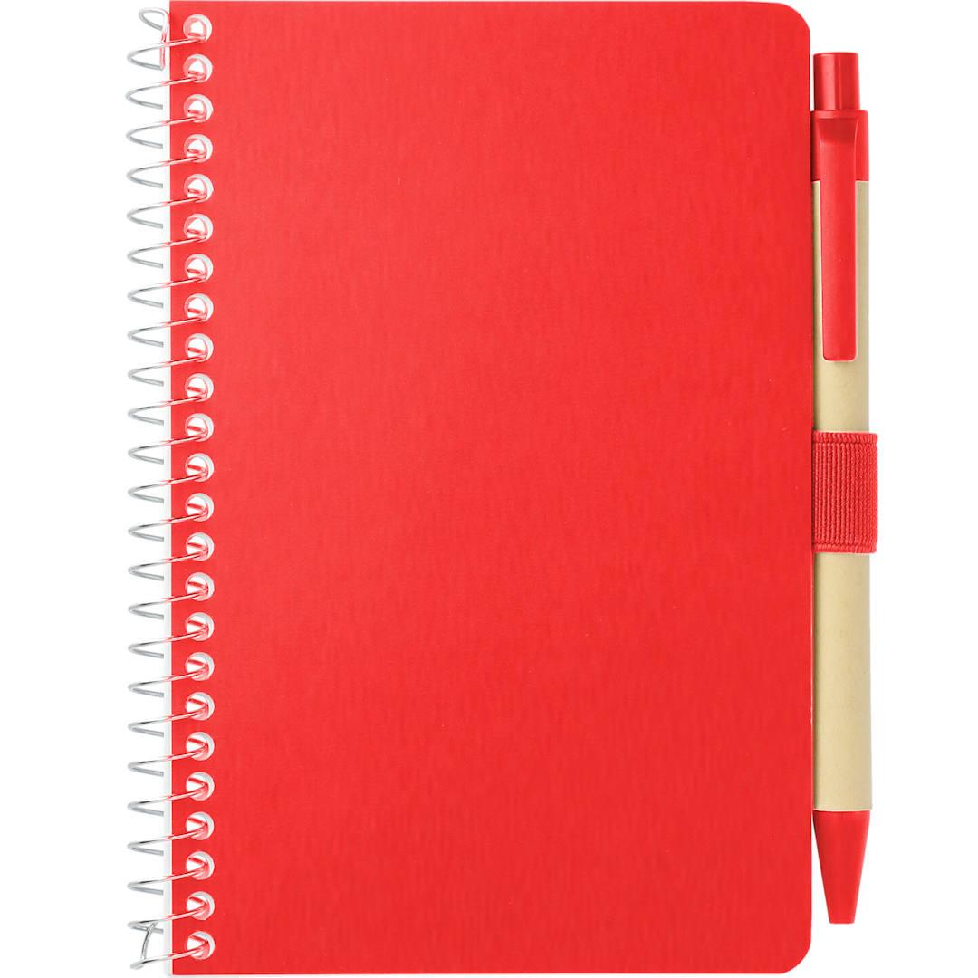 Fsc® mix 4 x 6 pocket spiral notebook with pen Black miniatura 27
