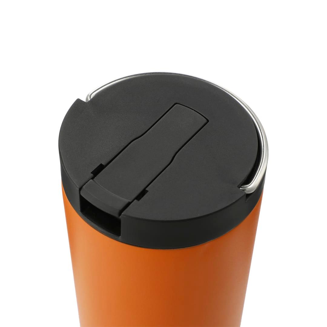 Thor copper insulated tumbler 24oz flip straw lid Black miniatura 21