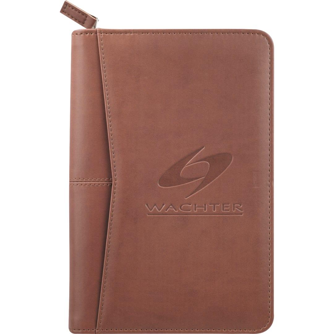 Fsc® mix pedova™ recycled jr. zippered padfolio Black miniatura 13