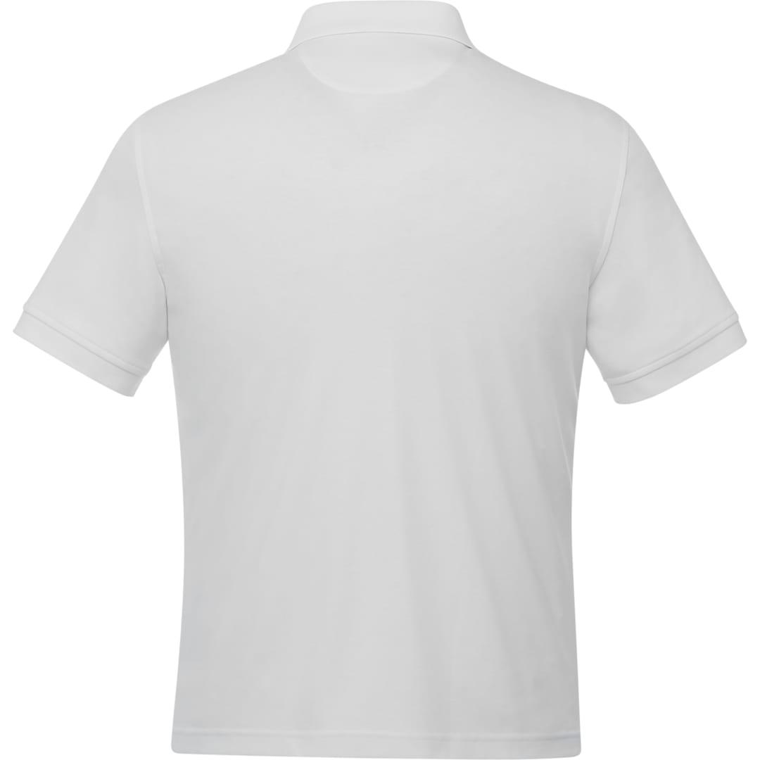 Untuckit damaschino short sleeve polo-mens White front