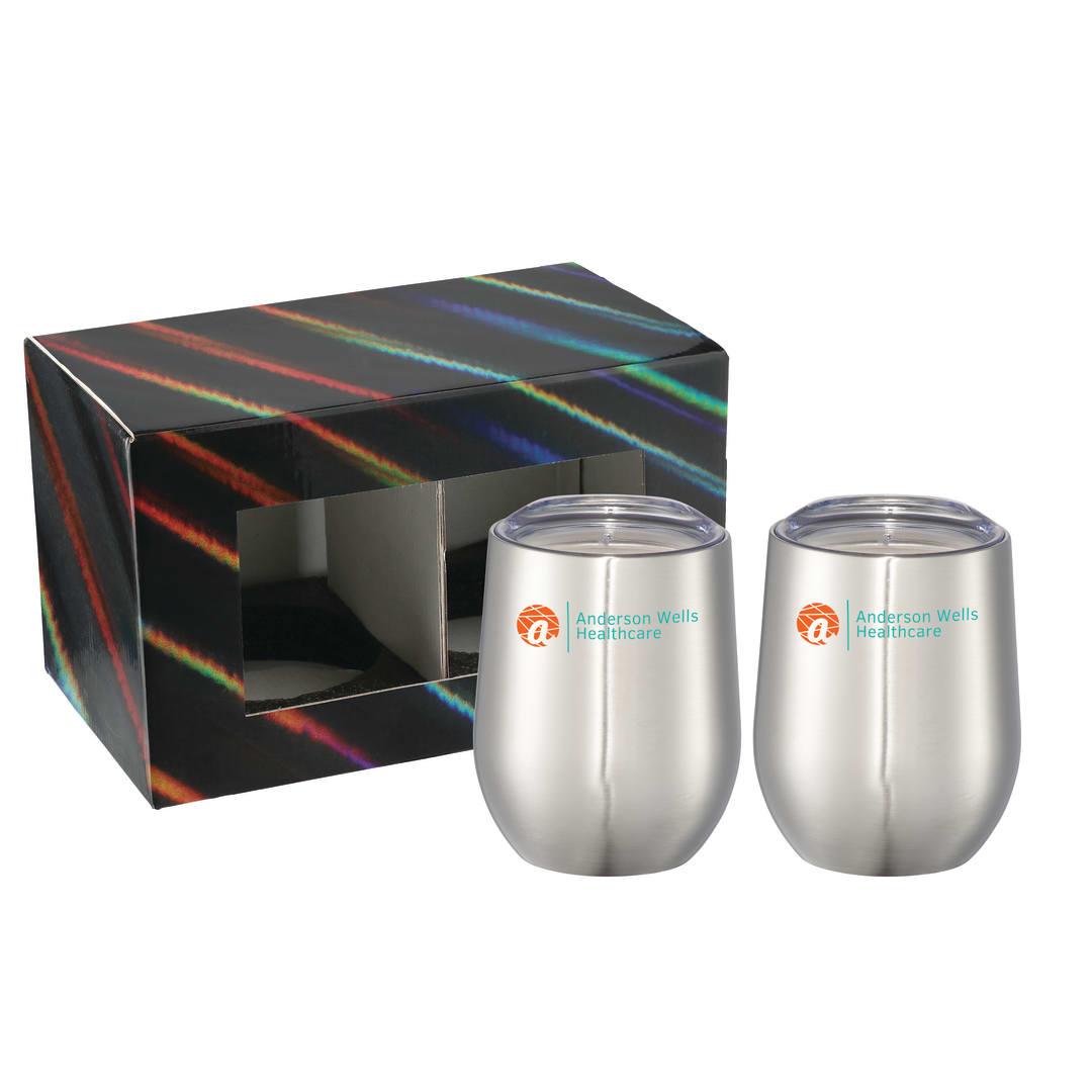 Corzo cup 12oz 2 in 1 gift set Black miniatura 8