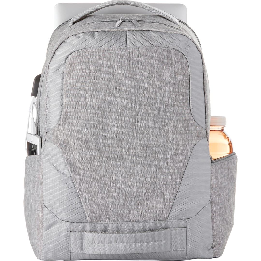 Overland 17 tsa computer backpack w/ usb port Grey miniatura 9