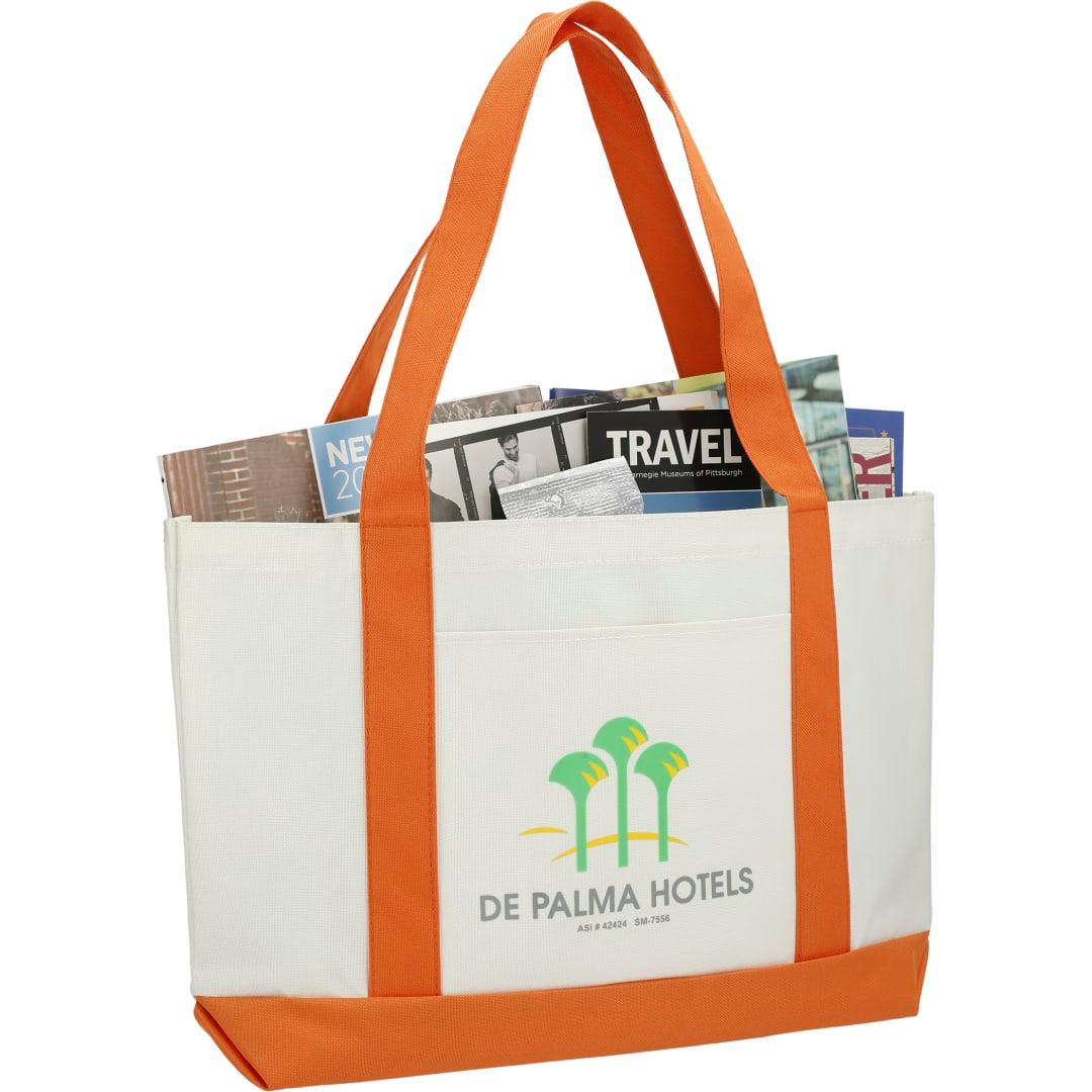 Large canvas tote bag White miniatura 41