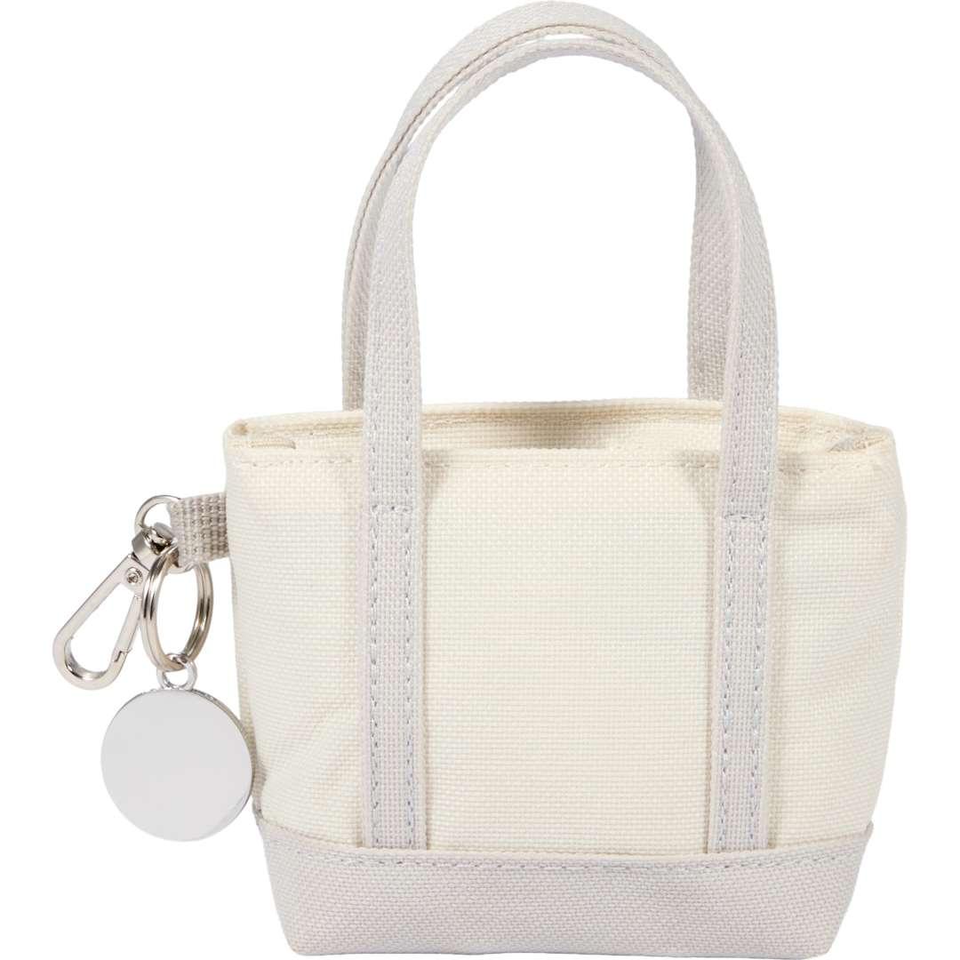 Mini tote bag charm Black miniatura 16