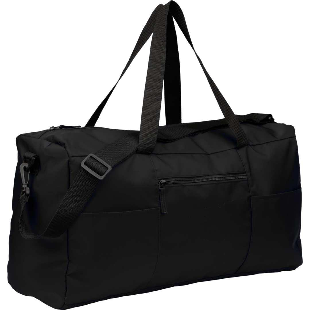 Packable recycled duffle bag Black miniatura 4
