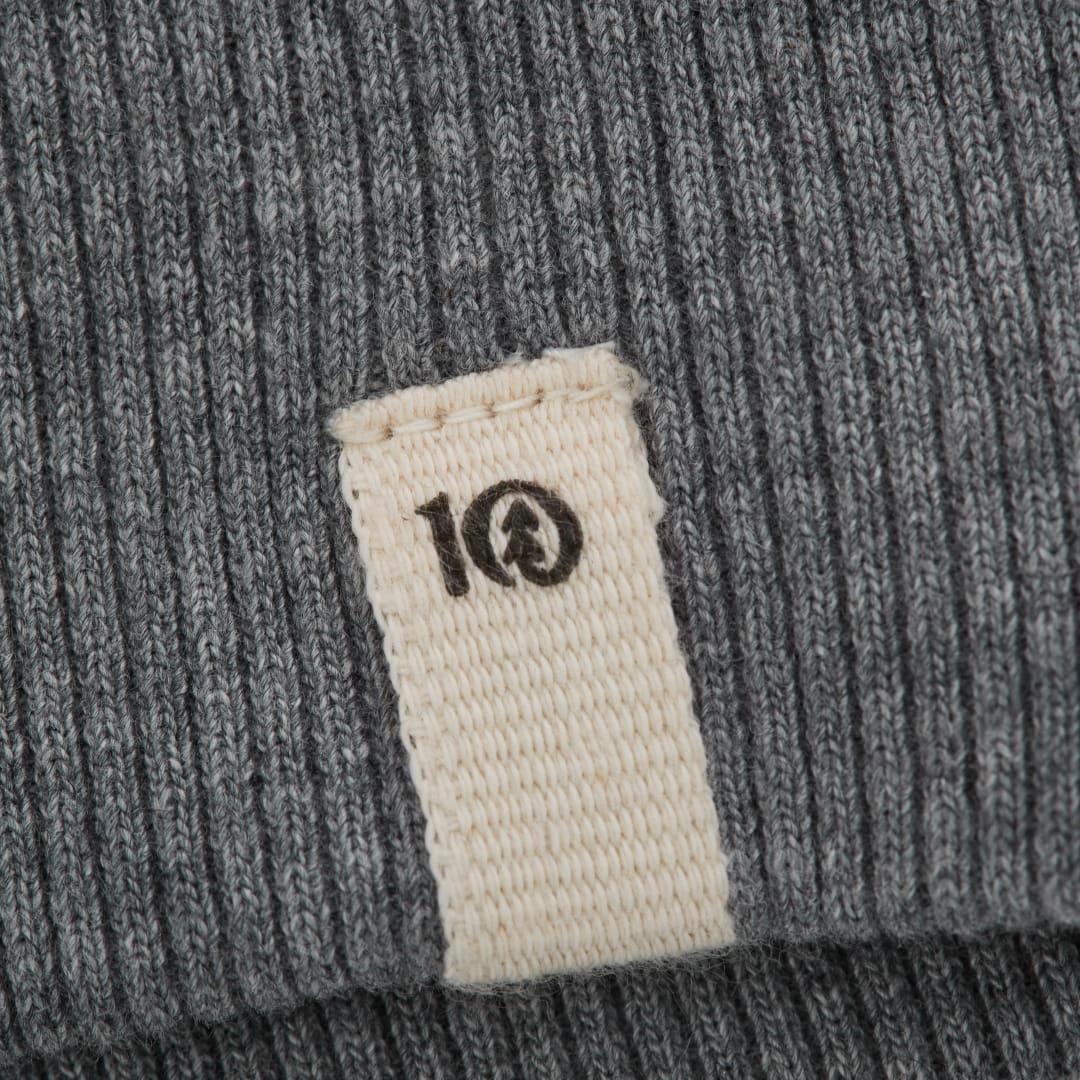 Tentree organic cotton banshee hoodie - womens Grey front