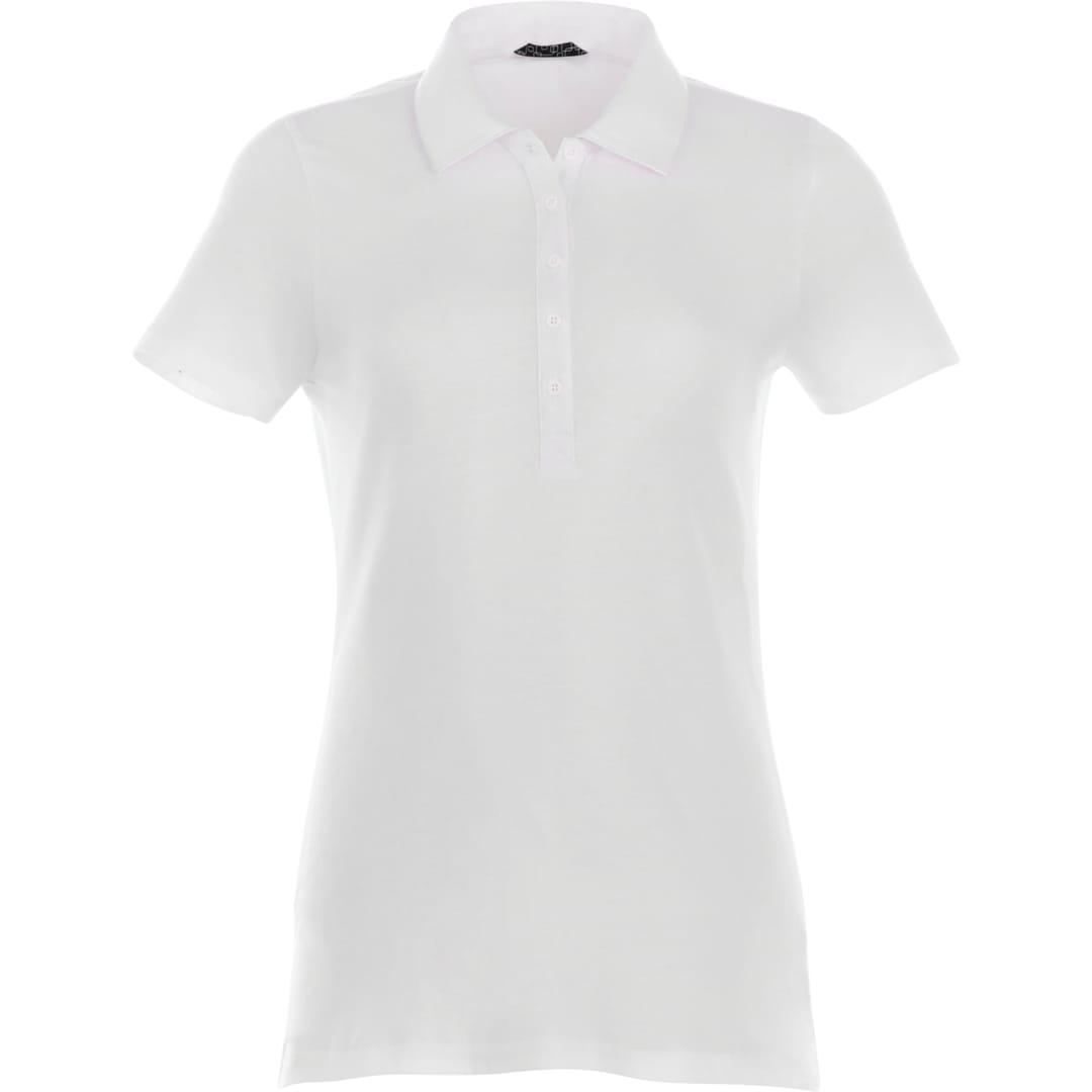 Womens acadia ss polo Dark Green miniatura 2