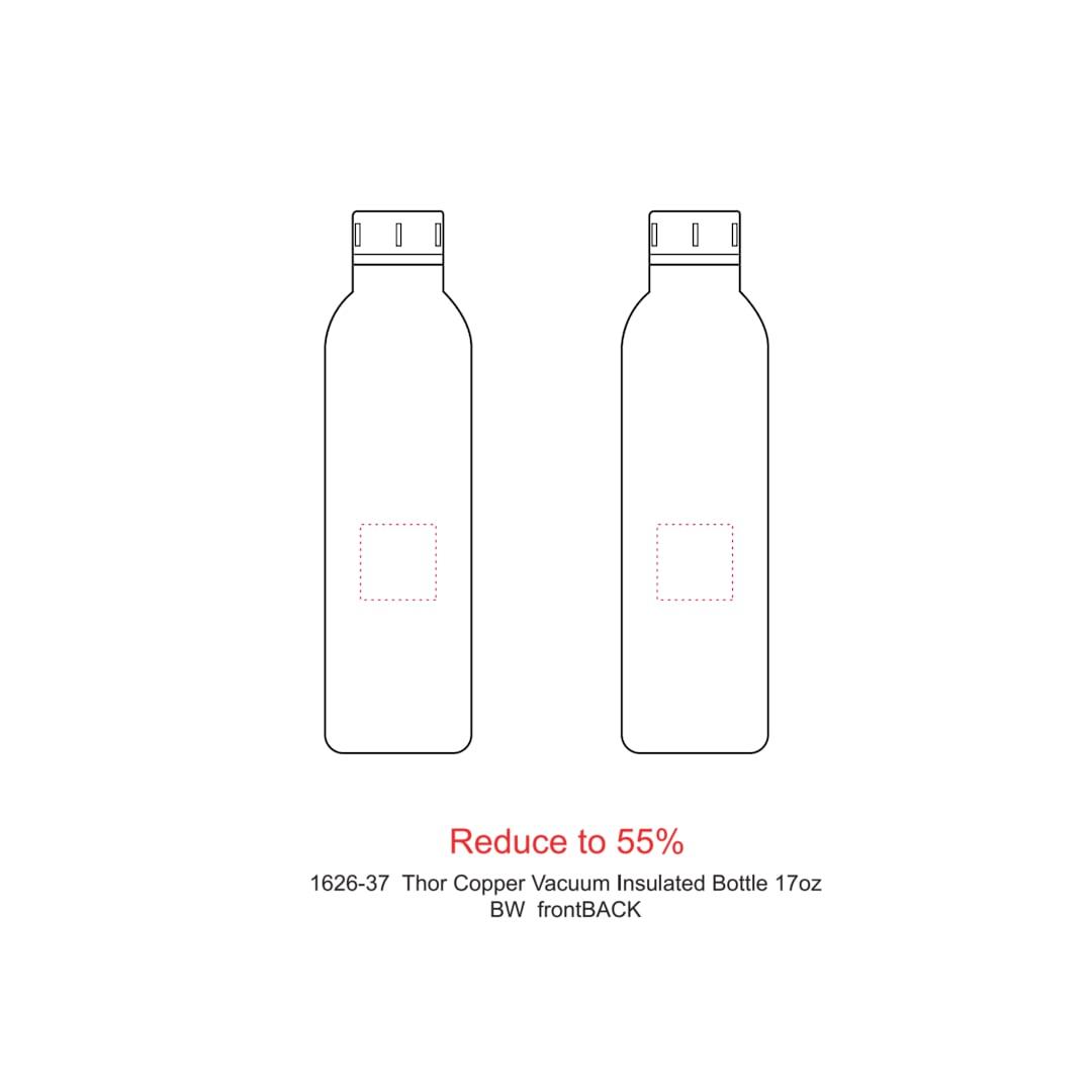 Thor copper vacuum insulated bottle 17oz White miniatura 9