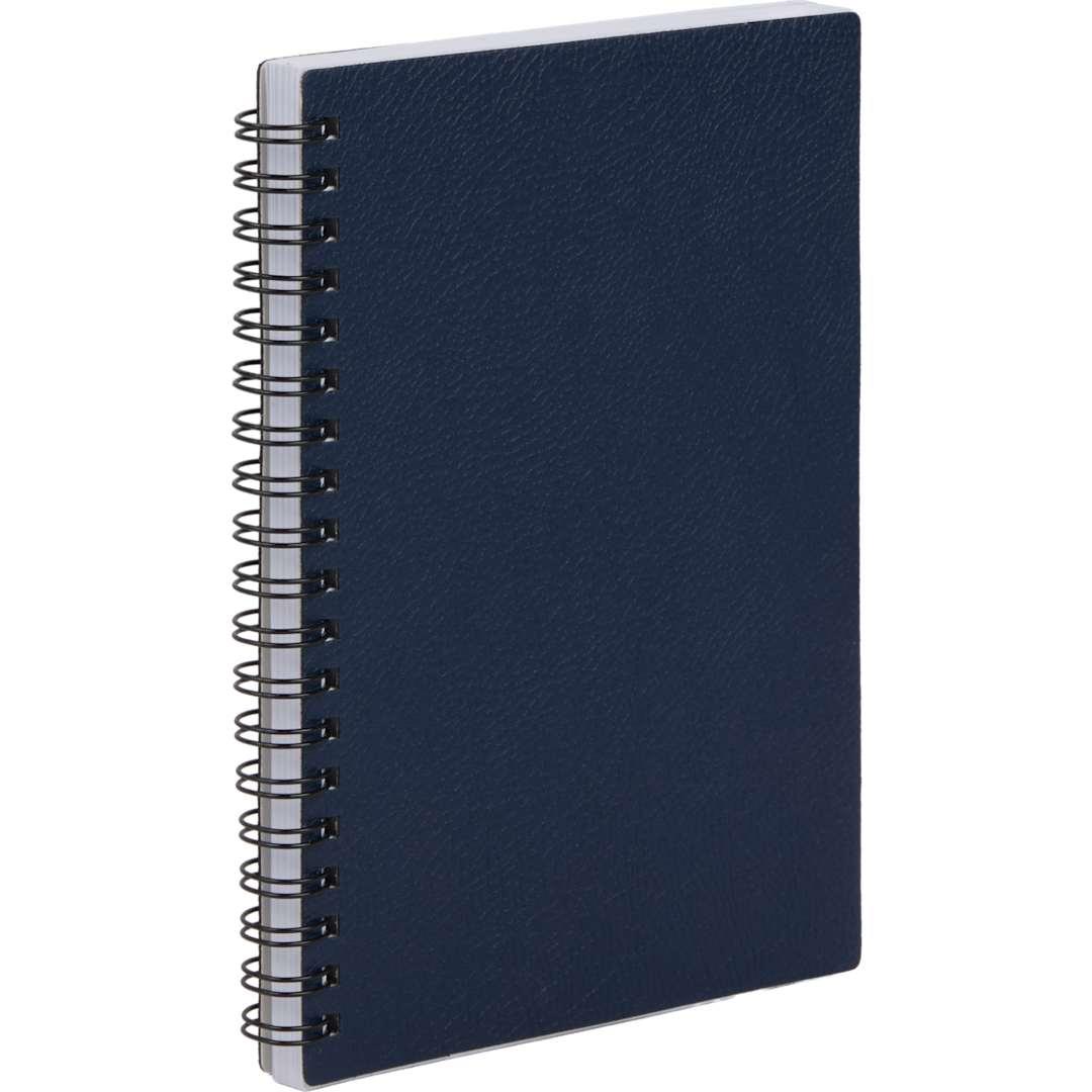 5 X 7 fsc ® recycled pebble grain spiral journal Black miniatura 12