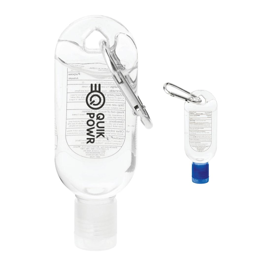 1Oz clip-n-go hand sanitizer Clear front