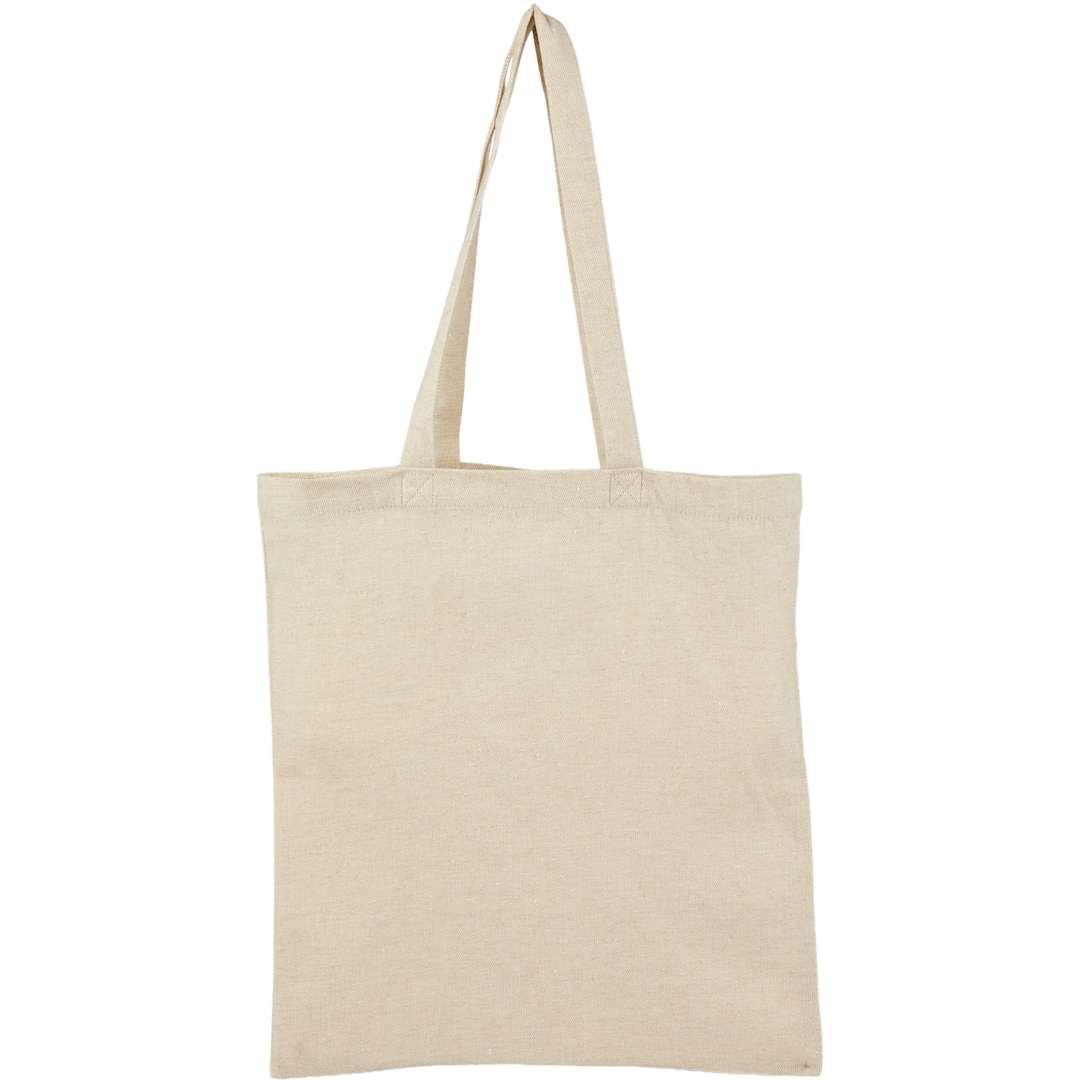 Recycled 6oz cotton twill convention tote Navy Blue miniatura 4