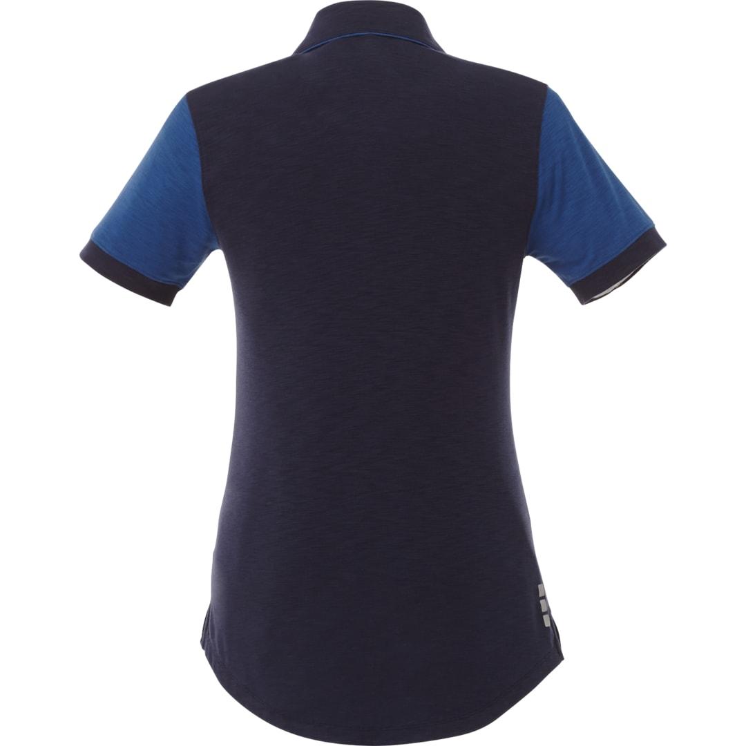 Womens laramie short sleeve polo Blue miniatura 3