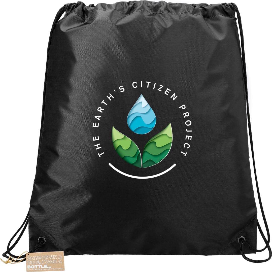 Oriole rpet drawstring bag Black miniatura 3