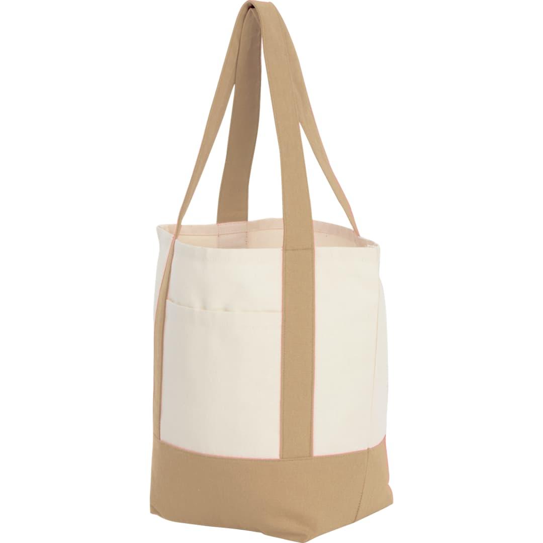 Mini recycled 8oz cotton canvas tote Red miniatura 31