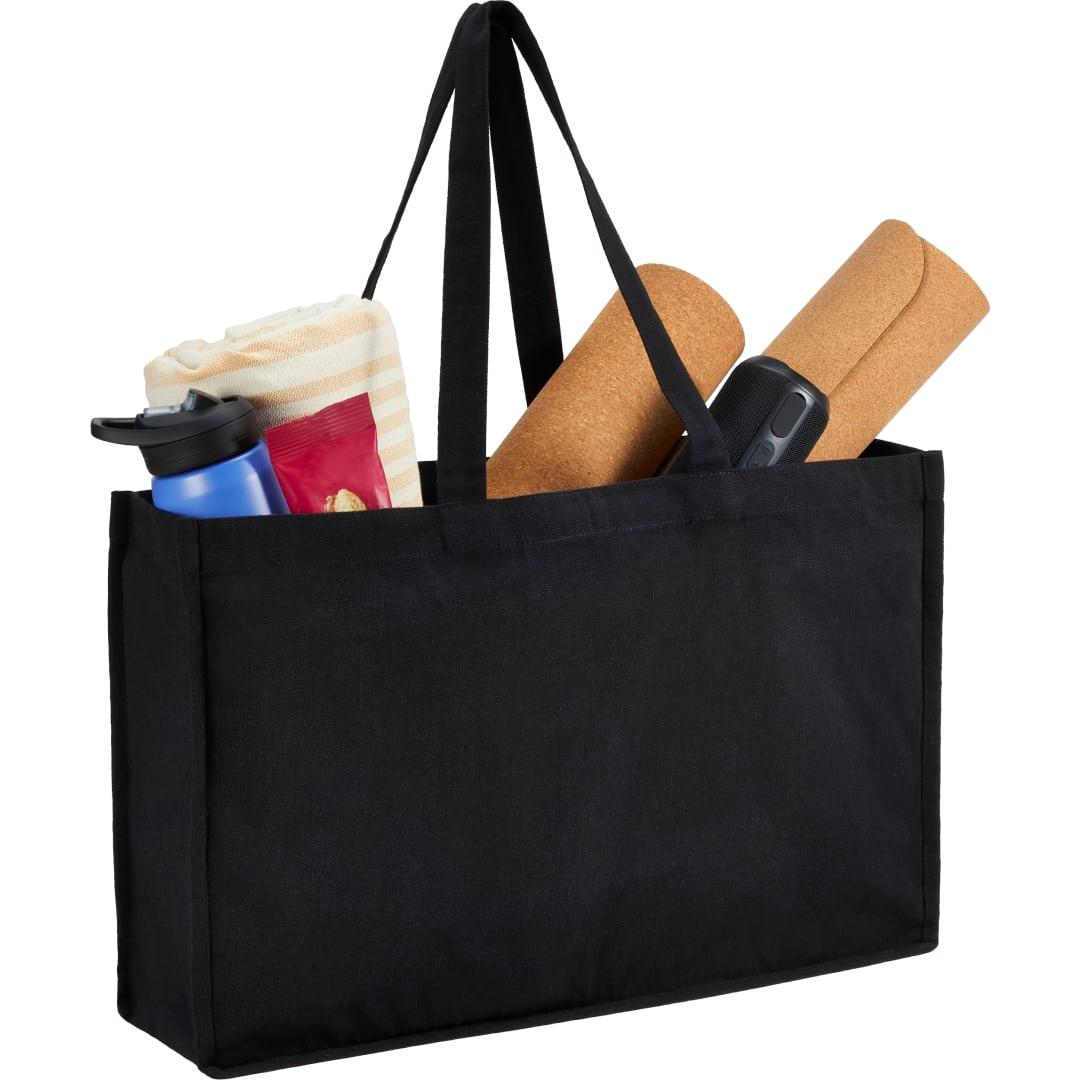 Repose 10oz recycled cotton shoulder tote Grey miniatura 4