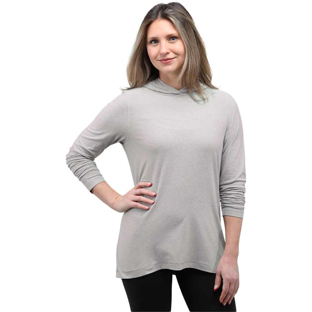 Wellable womens knit hoodie Fossil Heather (138) miniatura 7