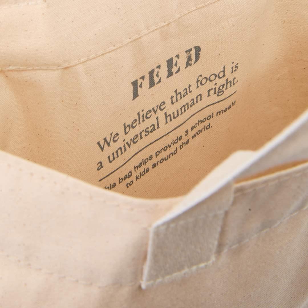 Feed organic cotton convention tote Black miniatura 8