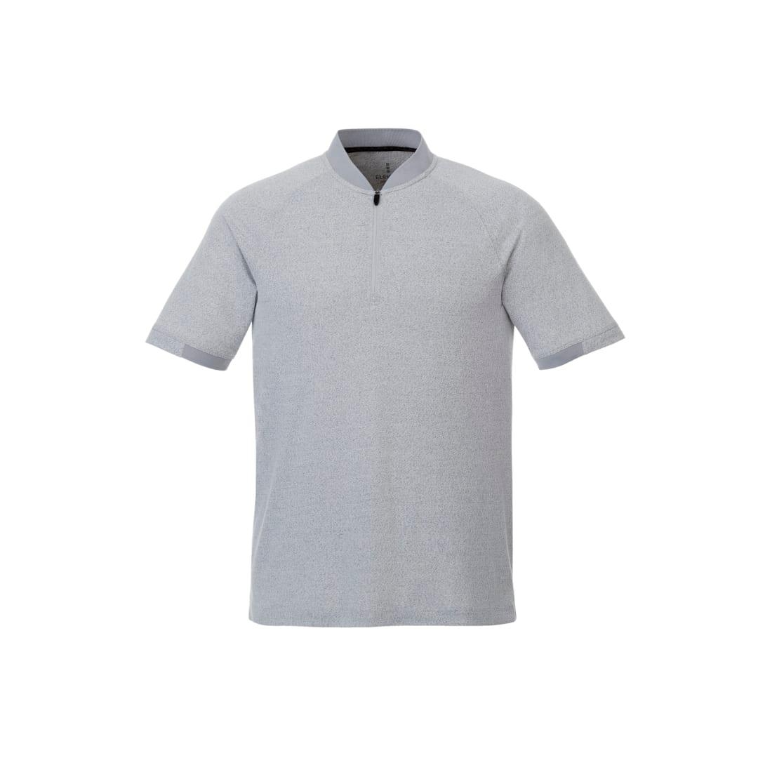 Mens kinport ss stand collar polo Wine miniatura 5
